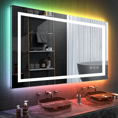 RGB Mirror with Front & Backlit