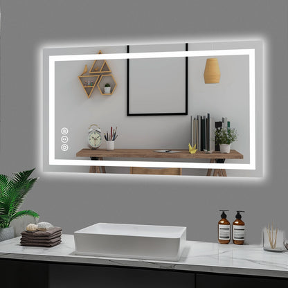 LED Mirror with Front & Backlit