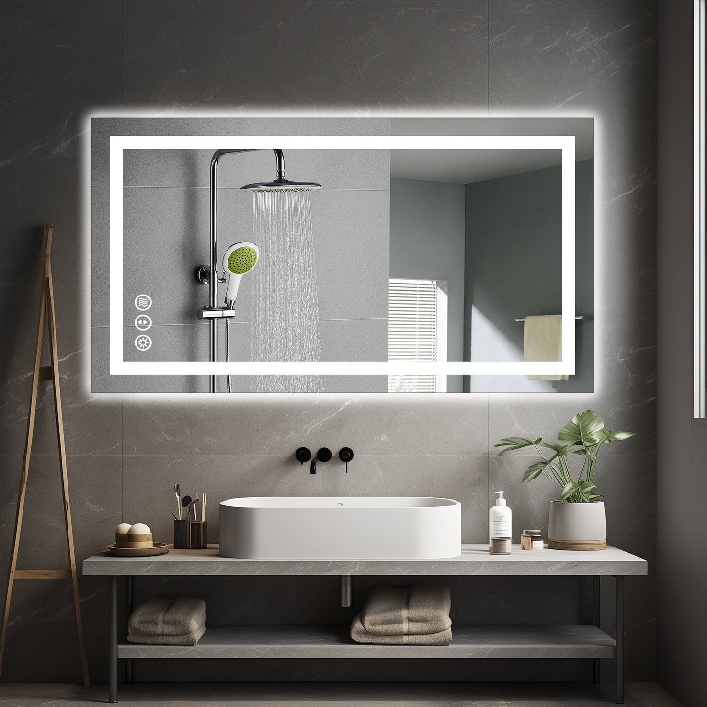 LED Mirror with Front & Backlit