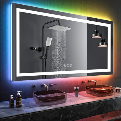 RGB Mirror with Front & Backlit