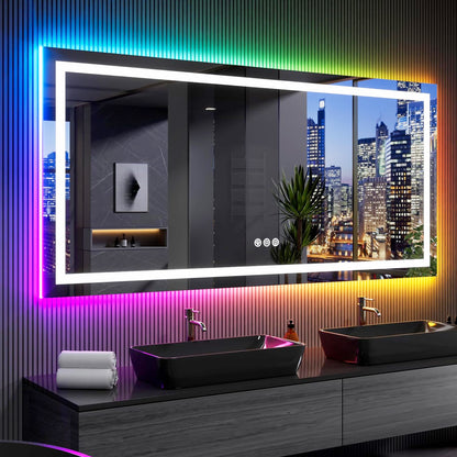 RGB Mirror with Front & Backlit