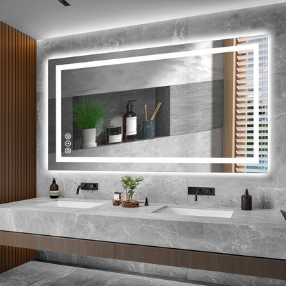 LED Mirror with Front & Backlit