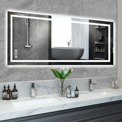 LED Mirror with Front & Backlit