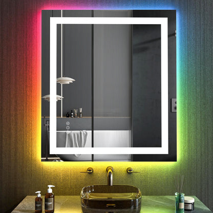 RGB Mirror with Front & Backlit
