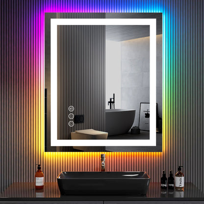 RGB Mirror with Front & Backlit