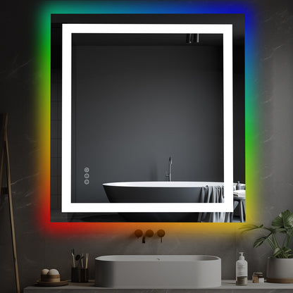 RGB Mirror with Front & Backlit