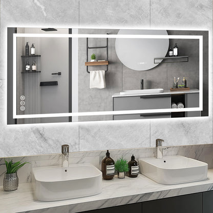 LED Mirror with Front & Backlit