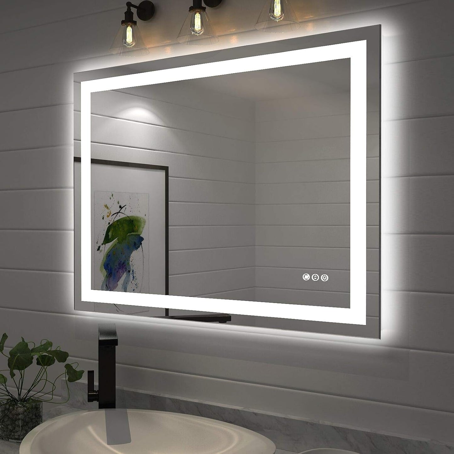 LED Mirror with Front & Backlit