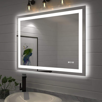 LED Mirror with Front & Backlit