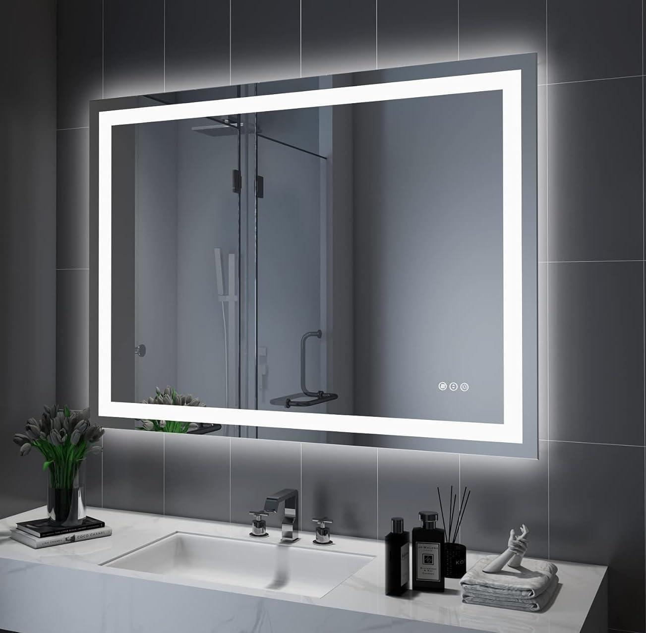 LED Mirror with Front & Backlit