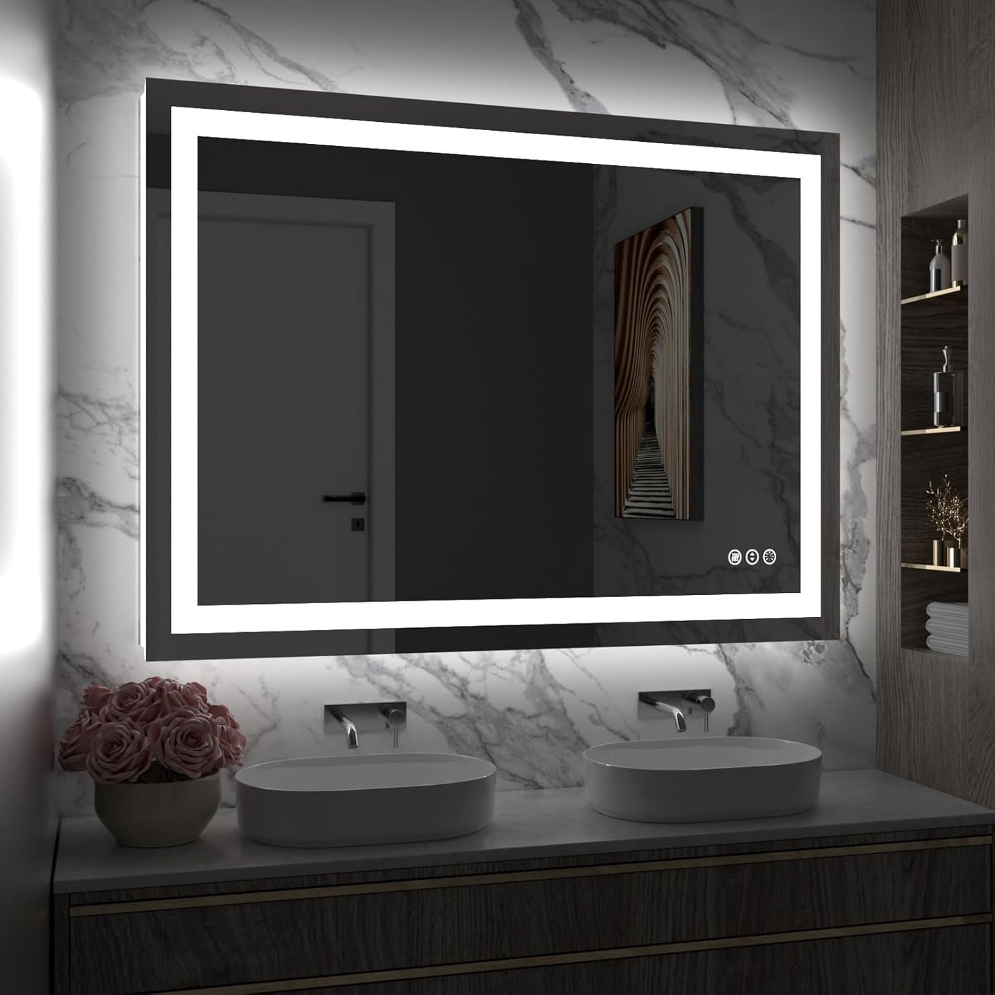 LED Mirror with Front & Backlit
