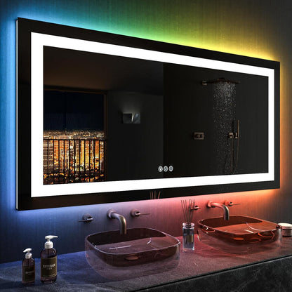 RGB Mirror with Front & Backlit