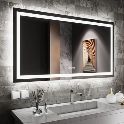 LED Mirror with Front & Backlit