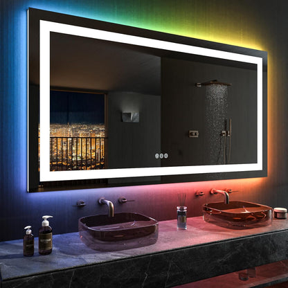 RGB Mirror with Front & Backlit