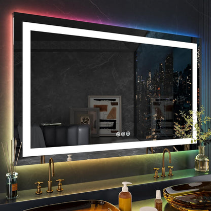 RGB Mirror with Front & Backlit
