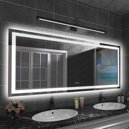 LED Mirror with Front & Backlit