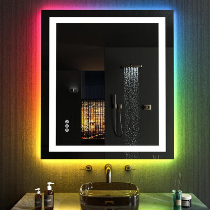 RGB Mirror with Front & Backlit