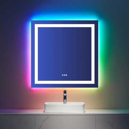 RGB Mirror with Front & Backlit