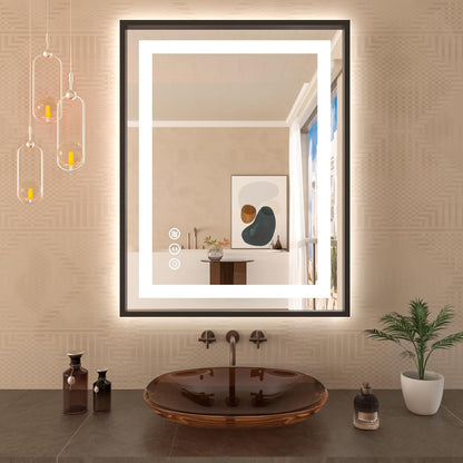 LED With Black Frame